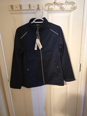 Core 365 Women's Classic Navy Zip-Front Jacket NWT Medium